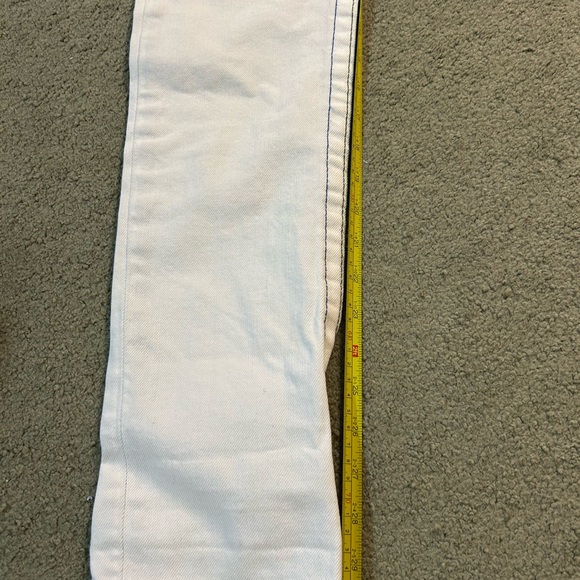 Vintage True Religion Jeans Made In USA White Y2K Size 27 Skinny Straight - Picture 5 of 5